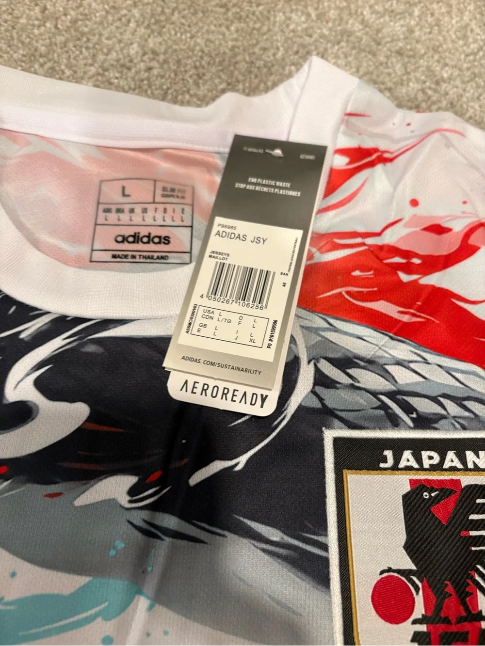 Adidas Japan men’s concept kit one piece zoro kit slim fit jersey